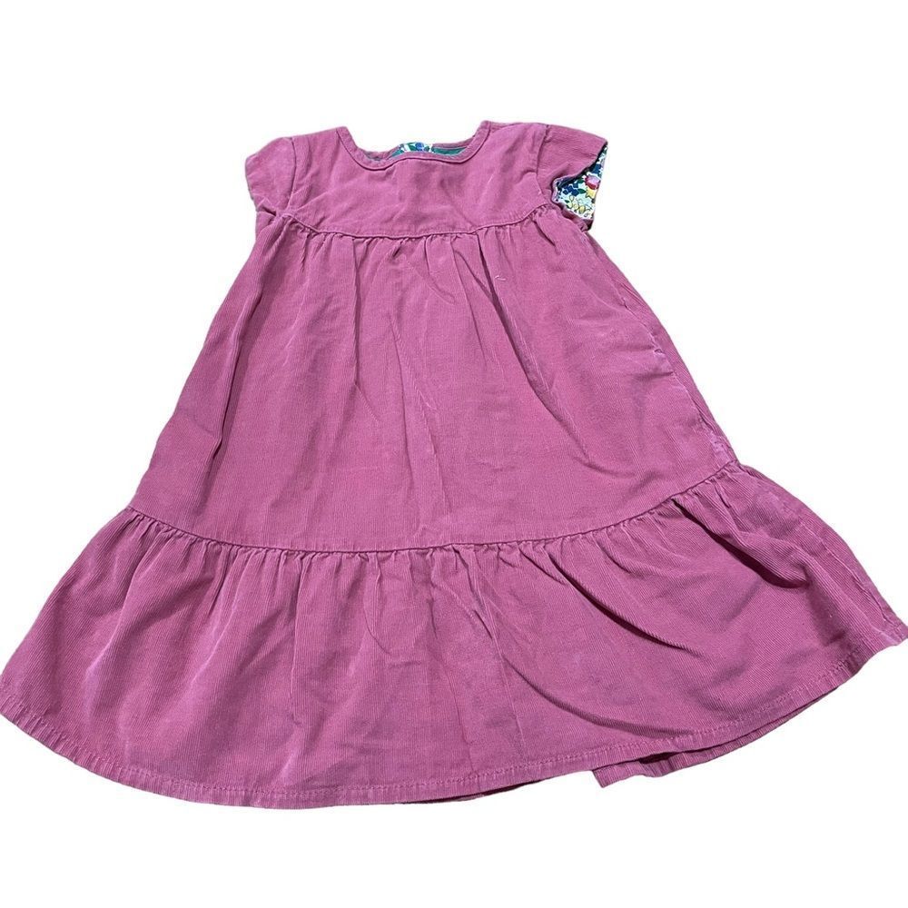 Mini Boden Mauve Pink Casual Ruffle Dress